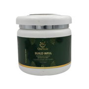 OneVeda Build Well – Ayurvedic Weight Gain Mushroom Powder, 100% Plant-Based | 15 Ayurvedic Herbs | Safe for Daily Use